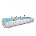 Piscine Hors-Sol Rectangulaire Bestway 56623 Steel Frame 956 x 466 x 132 cm