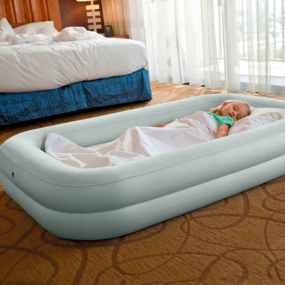 Matelas Gonflable Intex Lit D Enfant Une Place Camping Portable