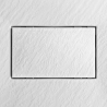 Receveur de douche à l'italienne rectangulaire en résine 100x70 Stone Dimensions