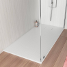 Receveur de douche à l'italienne rectangulaire en résine 110x70 salle de bain moderne Stone 