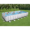 Piscine autoportante rectangulaire Bestway 56475 Power Steel 732x366x132 hors sol