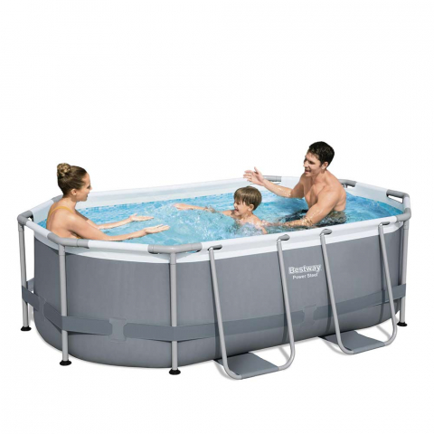 Piscine Hors Sol Bestway 5614A Power Steel Ovale 305x200x84cm