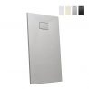 Receveur de douche en résine à l'italienne rectangulaire 140x70 design moderne Stone 