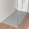 Receveur de douche en résine à l'italienne rectangulaire 140x70 design moderne Stone 