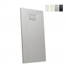 Receveur de douche 160x70 à l'italienne rectangulaire en résine Stone 