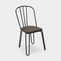 table rectangulaire 120x60 + 4 chaises en bois et acier design industriel magis 