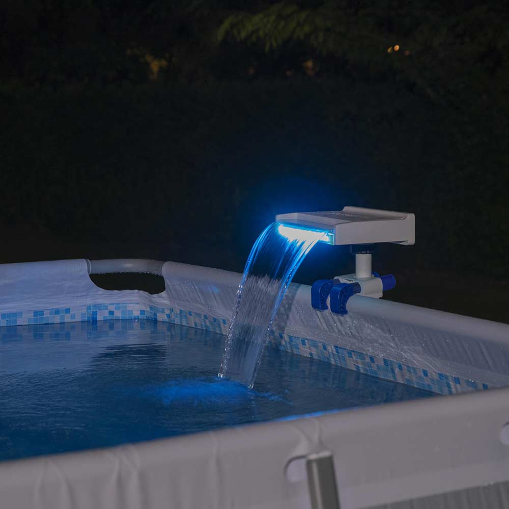 Cascade Apaisante A Led Multicolore Pour Piscine Bestway Flowclear