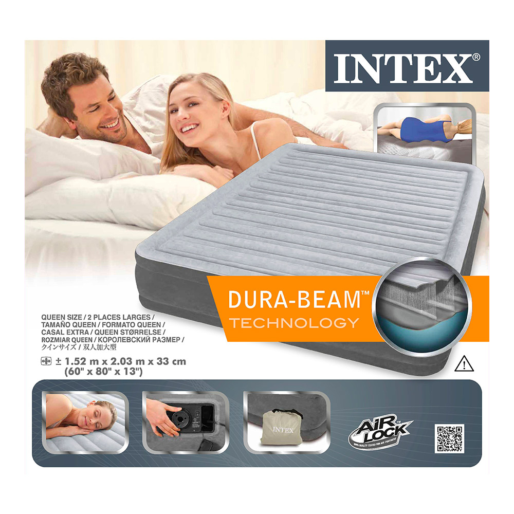 matelas gonflable Intex double Camping