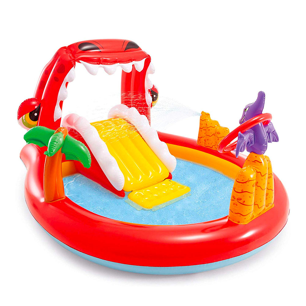 Piscine gonflable pour enfants Happy Dino Intex 57163
