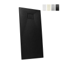 Receveur de douche 160x70 à l'italienne rectangulaire en résine Stone 