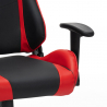 Chaise de bureau et de jeu ergonomique avec coussin cervical et lombaire design Fire Réductions