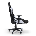 Chaise de jeu de bureau ergonomique avec coussin lombaire et cervical Misano Réductions