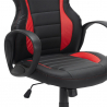 Fauteuil de bureau de sport de course ergonomique en similicuir FFire Remises