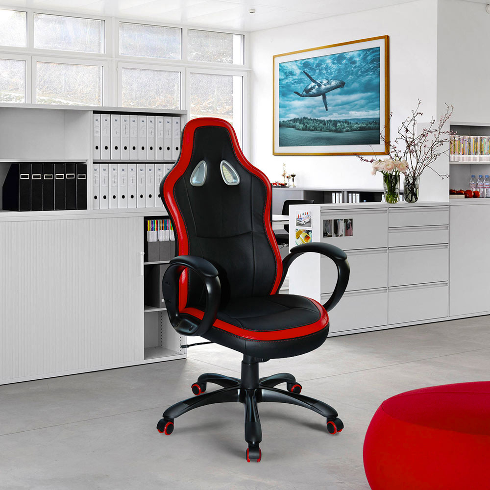 chaise gaming super sport FIRE ecopelle