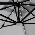 Parasol de jardin déporté carré 3m² à LED bars anti UV Paradise Choix