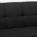 Canapé convertible en tissu clic-clac avec port USB et pieds en métal Astralis 