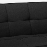 Canapé convertible en tissu clic-clac avec port USB et pieds en métal Astralis 