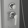 Colonne de douche en acier avec mitigeur de douche cascade d'hydromassage Monticelli Modèle