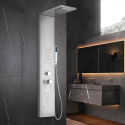 Colonne de douche en acier avec mitigeur cascade d'hydromassage Sirmione Vente