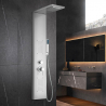 Colonne de douche en acier avec mitigeur cascade d'hydromassage Sirmione Vente