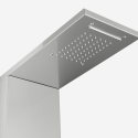 Colonne de douche en acier avec mitigeur cascade d'hydromassage Sirmione Remises