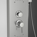 Colonne de douche en acier avec mitigeur cascade d'hydromassage Sirmione Catalogue