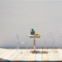 Chaise design moderne transparente pour cuisine salle à manger bar restaurant Scab Igloo Catalogue