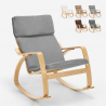 Fauteuil à bascule au design scandinave ergonomique Aalborg Offre