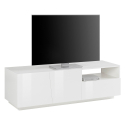 Meuble TV moderne buffet salon 2 portes 1 tiroir 150 cm Vega Stay Vente