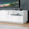 Meuble TV moderne buffet salon 2 portes 1 tiroir 150 cm Vega Stay Réductions