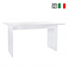 Table à manger design moderne en bois 160x90cm Bologna Vente