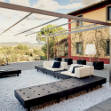 Lampadaire de jardin extérieur design moderne Slide Fiaccola Ali Baba Remises
