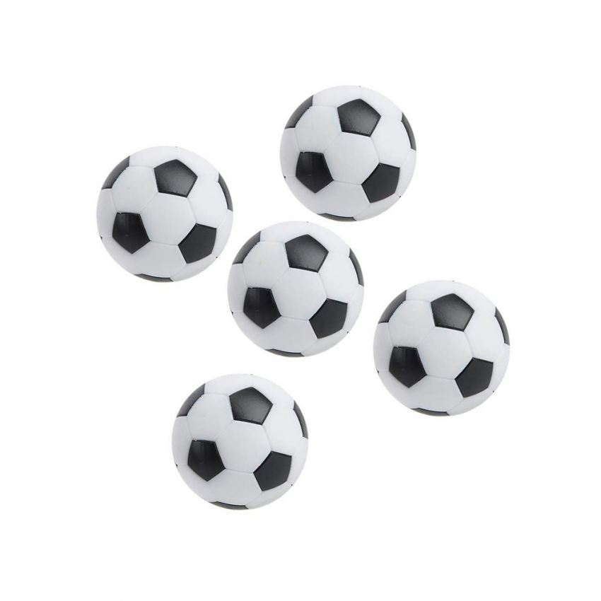 5 balles de remplacement 36 mm pour les matchs de baby-foot entre amis