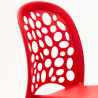 Lot de chaises de bar restaurant et cuisine empilables WEDDING Holes Messina 20 Pièces 