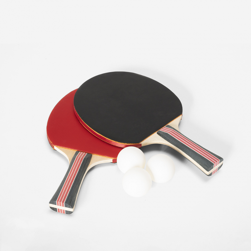Raquettes de tennis de table professionnelles avec boutons à