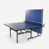 Table de ping-pong pliante professionnelle 274x152,5 cm avec tendeur de raquette pour balles Booster