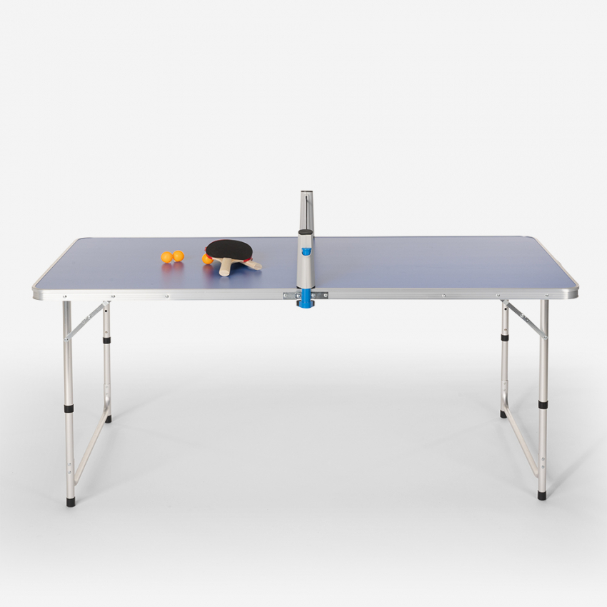 Table de ping-pong Alley Ensemble de tennis de table Pingpong-Classics, Dimensions : 80 x 76 x 180 cm (LxHxP), pliante, avec filet