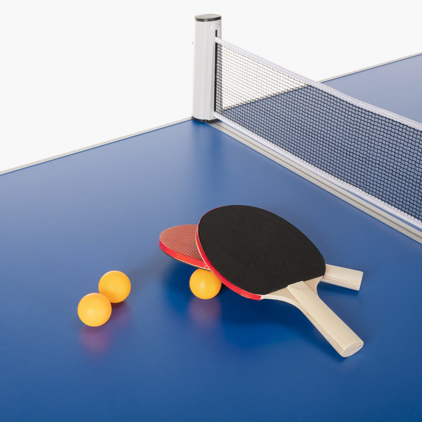 Ensemble de tennis de table/ping-pong pliable avec filet, balles