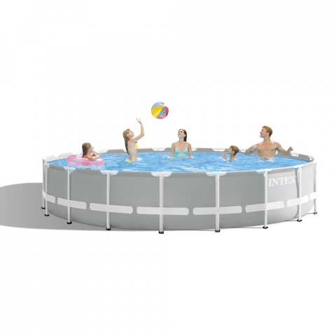 Piscine Hors sol ronde 610x132 Intex Prism Frame 26756 ex 26762 Promotion