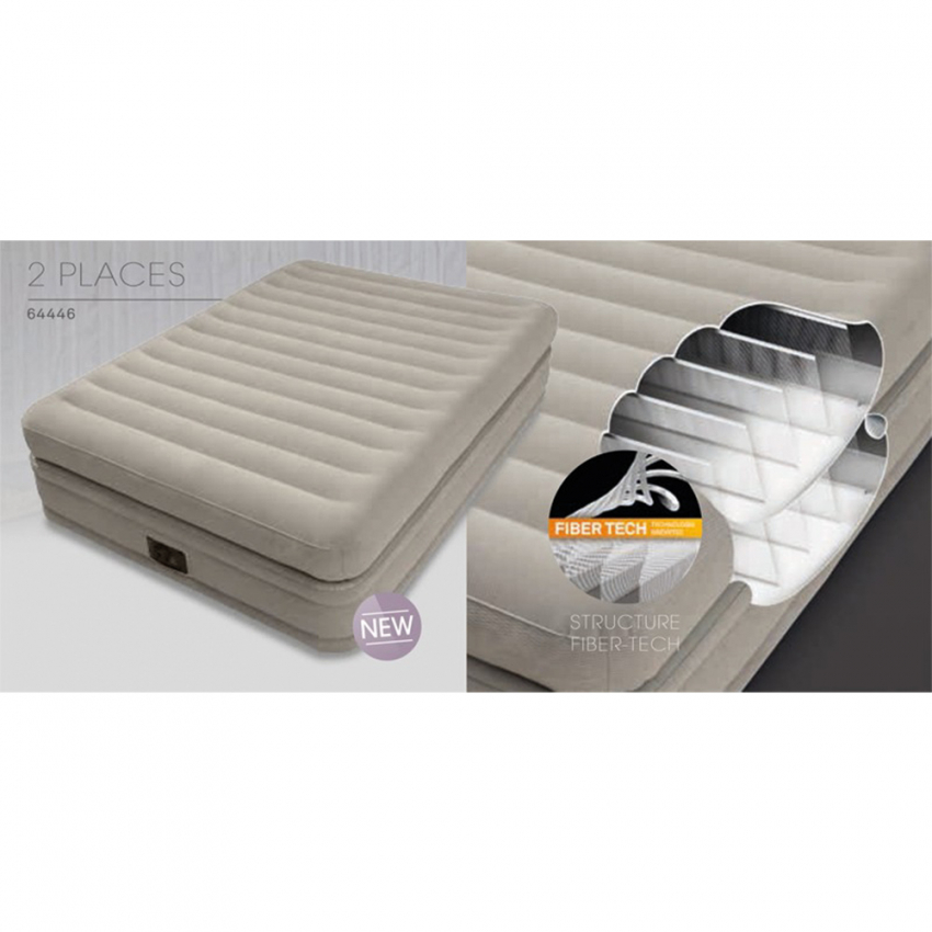 Lit gonflable Prime Comfort Elevated 2 personnes INTEX