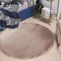 Tapis Pet Friendly Rond Animaux Texture Peluche Shaggy Marrakesh TOR101MKTD