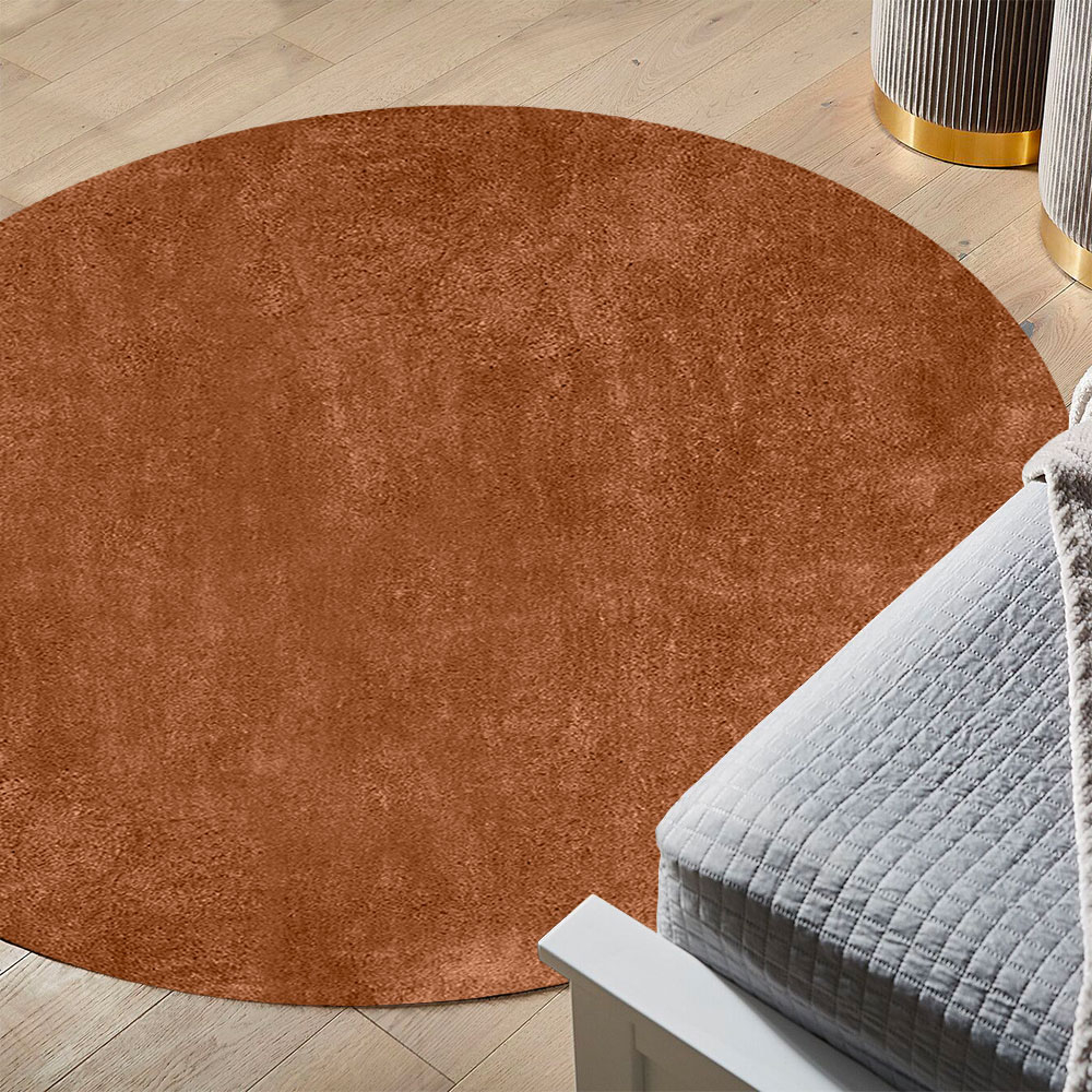 Tapis rond antistatique antistatique moderne pour la conception de salon Milano AVA101TD