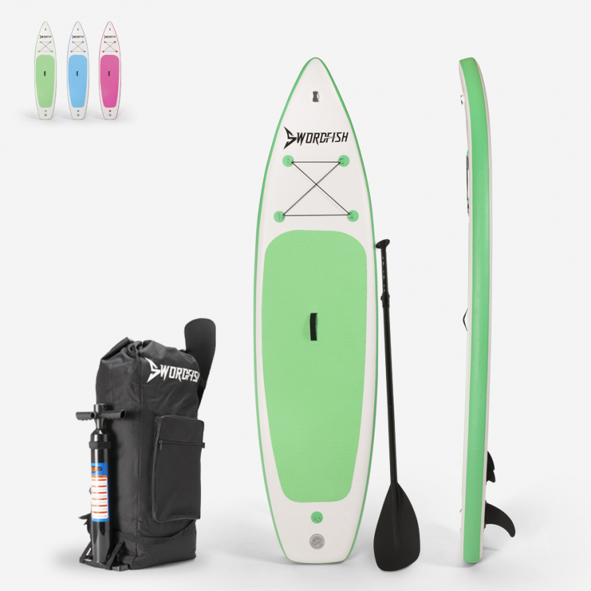 Planche de paddle gonflable 10'6 320 cm avec accessoires Traverso Choix Planche de paddle gonflable 10'6 320 cm avec accessoires Traverso Choix