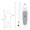 Planche de paddle gonflable pour enfants 8'6 260cm Bolina 