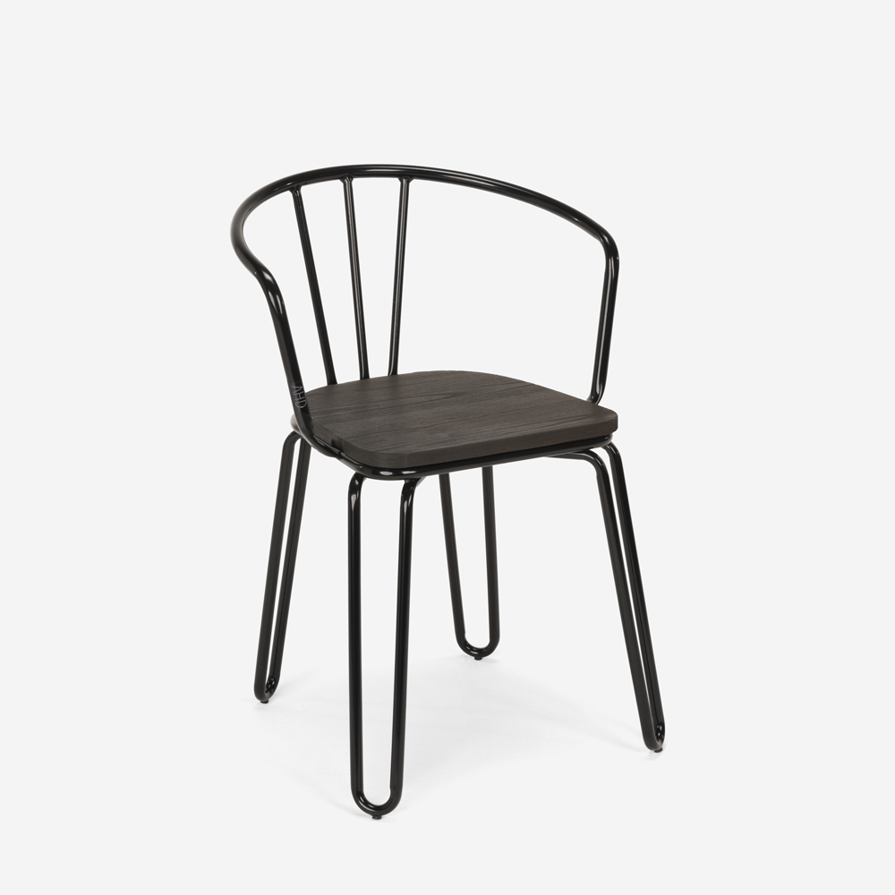 chaises design industriel FERRUM ARM