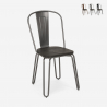 chaise de cuisine et bar en acier style design industriel ferrum one Promotion