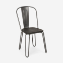 chaise de cuisine et bar en acier style Lix design industriel ferrum one Choix