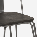 chaise de cuisine et bar en acier style design industriel ferrum one Caractéristiques