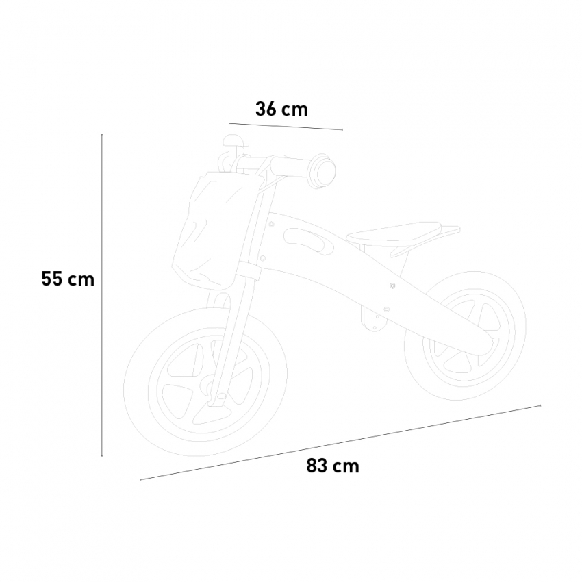 Velo deux roues sans pedale hot sale