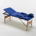 Table de massage portable pliante en bois 3 Zone 215 cm Reiki 